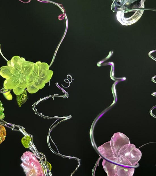 Varias flores luz